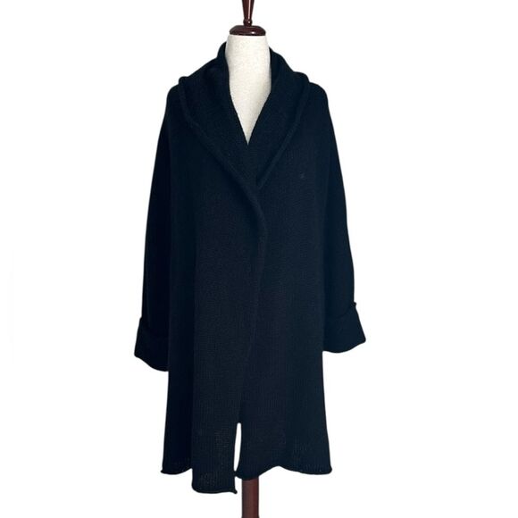 Soft Surroundings Telluride Shawl Collar Mohair Wool Blend Knit Coat Cardigan PL - Picture 1 of 11